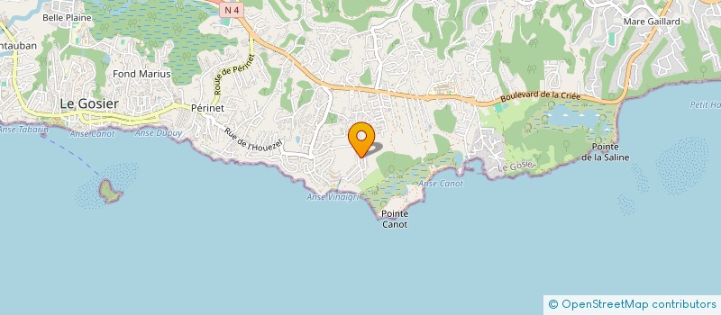 localisation de l'entreprise TENARFAS  LE GOSIER