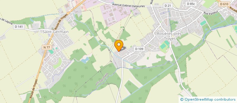 localisation de l'entreprise TENASALE  ROSIERES-PRES-TROYES