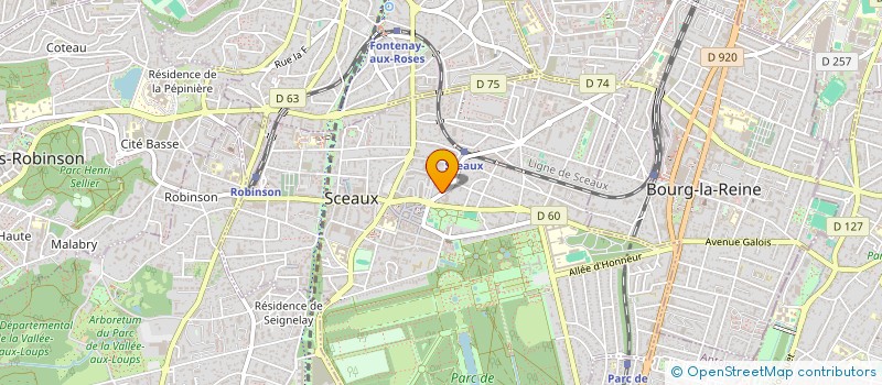 localisation de l'entreprise TENAVEN à SCEAUX