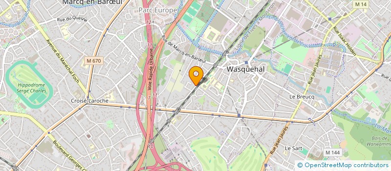 localisation de l'entreprise TENDA  WASQUEHAL