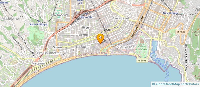localisation de l'entreprise TENDANCE 24 à NICE