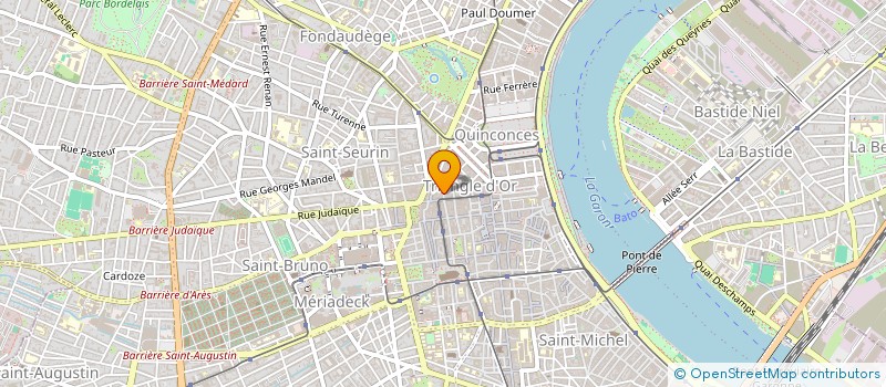 localisation de l'entreprise TENDANCE à BORDEAUX