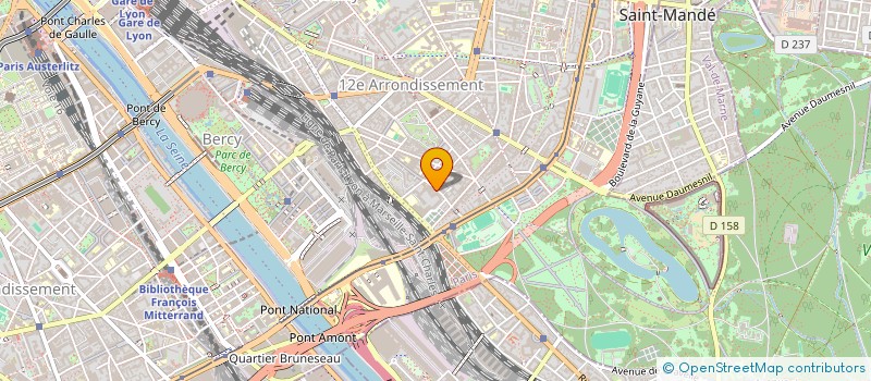 localisation de l'entreprise TENDANCE 4 TEMPS  PARIS