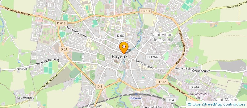 localisation de l'entreprise TENDANCE à BAYEUX
