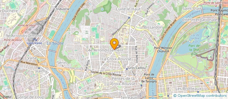 localisation de l'entreprise TENDANCE à LYON