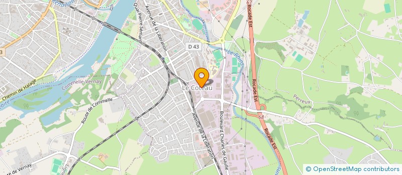 localisation de l'entreprise TENDANCE  LE COTEAU