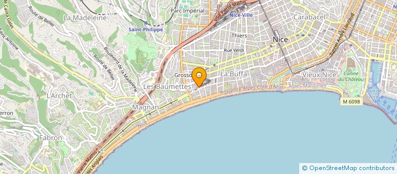 localisation de l'entreprise TENDANCE  NICE