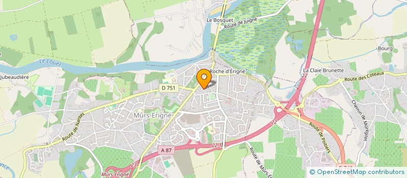 localisation de l'entreprise TENDANCE  MURS-ERIGNE