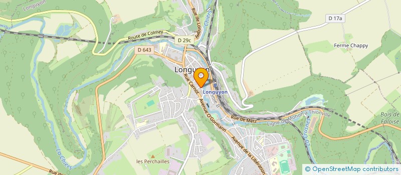 localisation de l'entreprise TENDANCE CARRELAGE ET PARQUET  LONGUYON