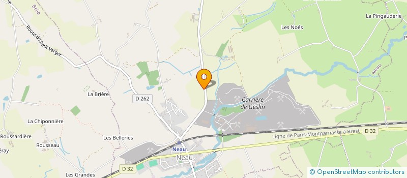 localisation de l'entreprise TENDANCE CG à EVRON