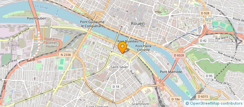 localisation de l'entreprise TENDANCE & CHARME à ROUEN
