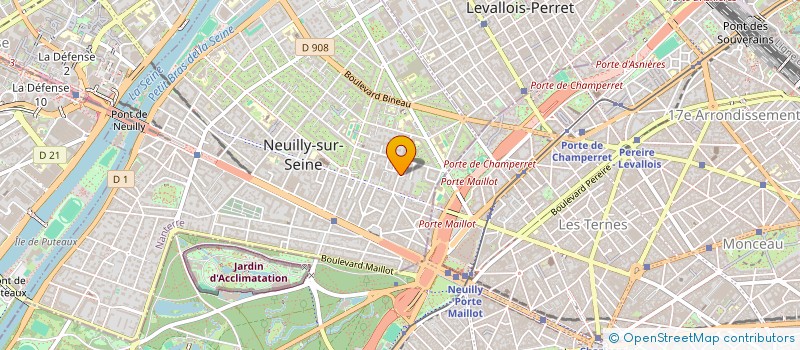 localisation de l'entreprise TENDANCE & CO à NEUILLY-SUR-SEINE
