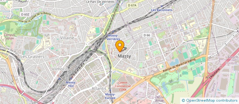 localisation de l'entreprise TENDANCE COIFFURE  MASSY