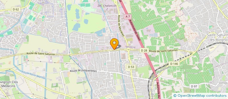 localisation de l'entreprise TENDANCE COIFFURE  VEDENE