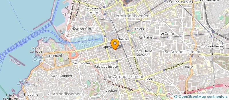 localisation de l'entreprise TENDANCE COMMUNICATION à MARSEILLE