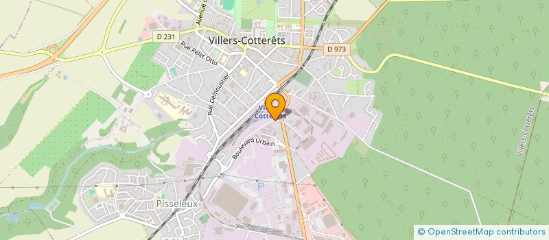 localisation de l'entreprise TENDANCE COULEURS VILLERS à VILLERS-COTTERETS