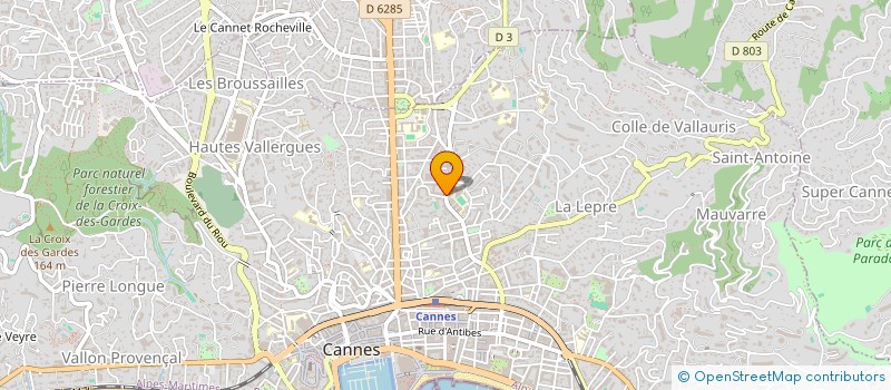 localisation de l'entreprise TENDANCE DECO  CANNES