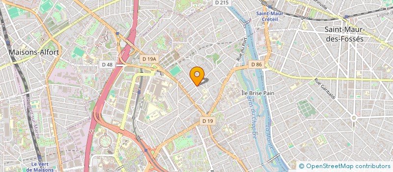 localisation de l'entreprise TENDANCE DECO 94  CRETEIL