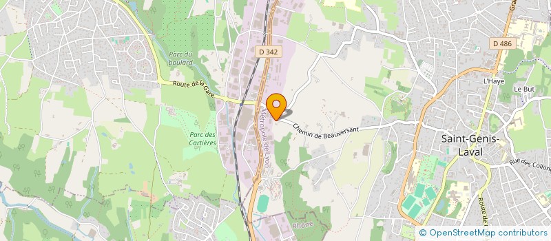 localisation de l'entreprise TENDANCE DECO  SAINT-GENIS-LAVAL