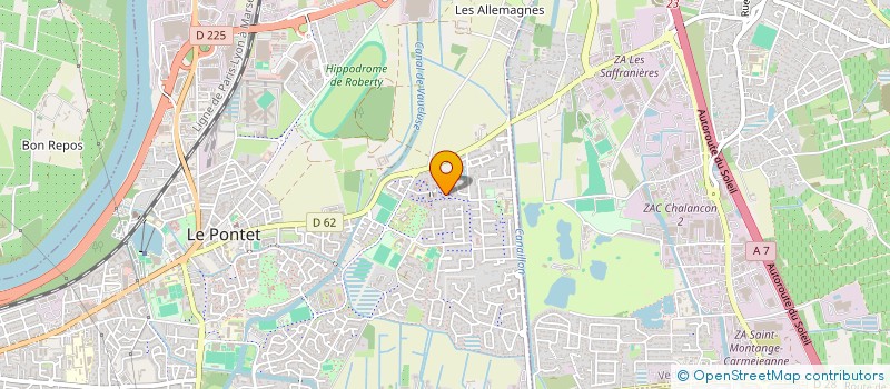 localisation de l'entreprise TENDANCE DRAGEE  LE PONTET