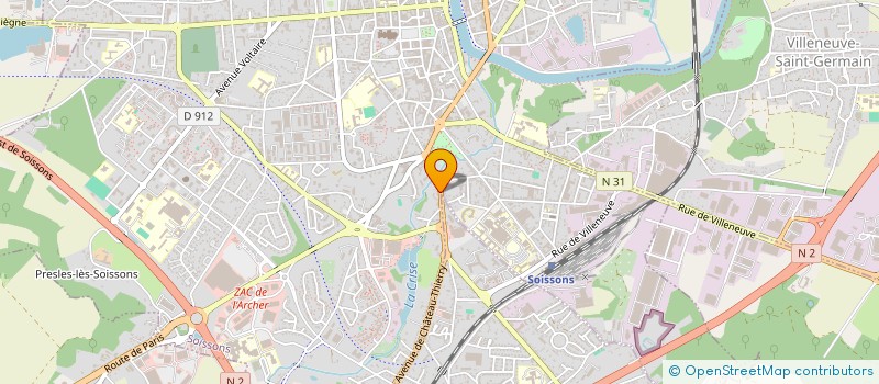 localisation de l'entreprise TENDANCE DRINKS à SOISSONS