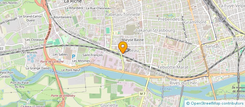 localisation de l'entreprise TENDANCE ET CLASSIC à TOURS