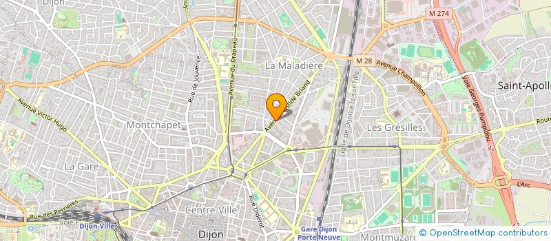 localisation de l'entreprise TENDANCE ET TRADITION à DIJON