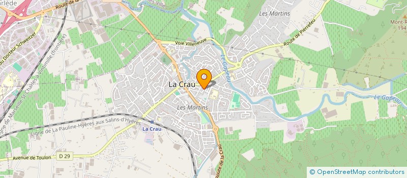 localisation de l'entreprise TENDANCE ETHNIC  LA CRAU