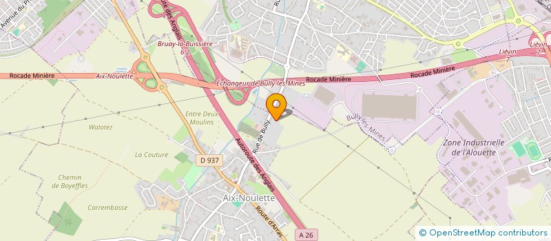 localisation de l'entreprise TENDANCE FERMETURES  AIX-NOULETTE