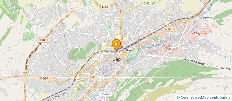 localisation de l'entreprise TENDANCE FITNESS  GAP
