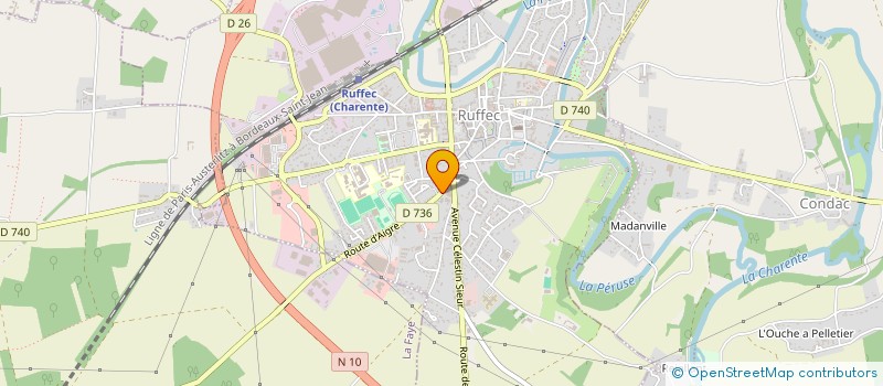 localisation de l'entreprise TENDANCE FITNESS  LA COURONNE