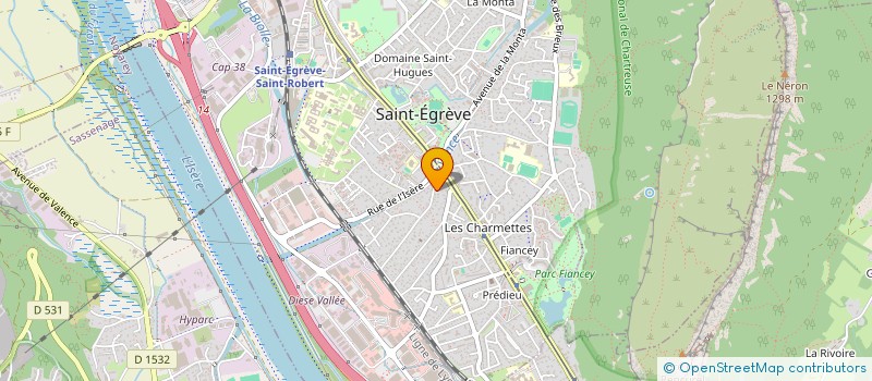 localisation de l'entreprise TENDANCE HABITAT à SAINT-EGREVE
