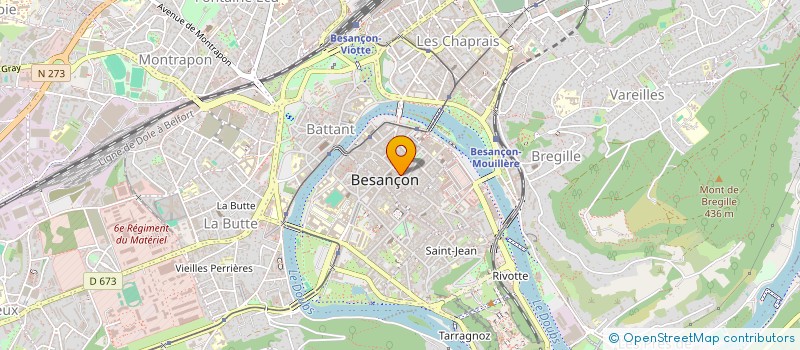 localisation de l'entreprise TENDANCE JOAILLERIE à BESANCON