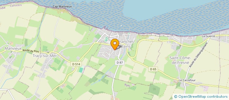 localisation de l'entreprise TENDANCE LIEGE CABOURG à ARROMANCHES-LES-BAINS