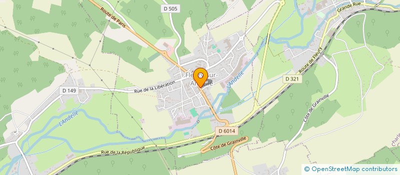 localisation de l'entreprise TENDANCE MAISON  FLEURY-SUR-ANDELLE