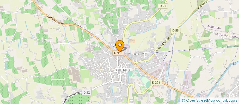 localisation de l'entreprise TENDANCE MENUISERIES  SARRIANS