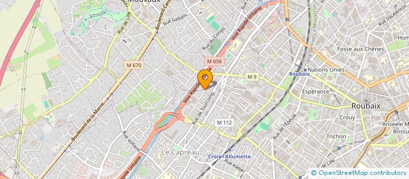 localisation de l'entreprise TENDANCE MUSIQUES à WASQUEHAL