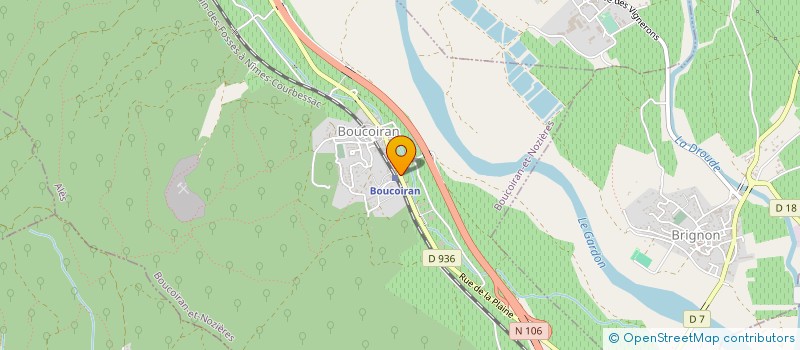 localisation de l'entreprise TENDANCE PEINTURE ET RENOVATION  NIMES