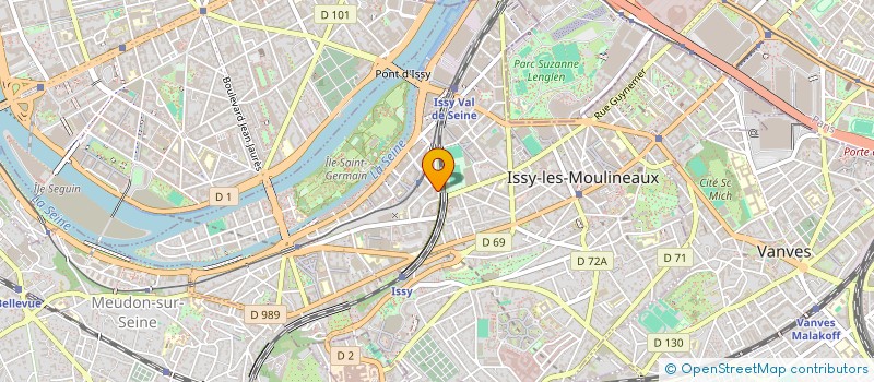 localisation de l'entreprise TENDANCE PERCUSSION à ISSY-LES-MOULINEAUX