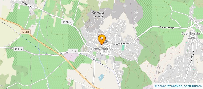 localisation de l'entreprise TENDANCE POLYESTER  SAINT-BONNET-DU-GARD