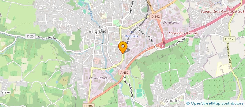 localisation de l'entreprise TENDANCE RENOVATION  BRIGNAIS