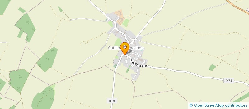 localisation de l'entreprise TENDANCE RENOVATION  CATILLON-FUMECHON