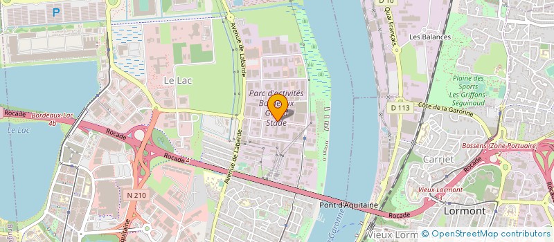 localisation de l'entreprise TENDANCE'S à BORDEAUX