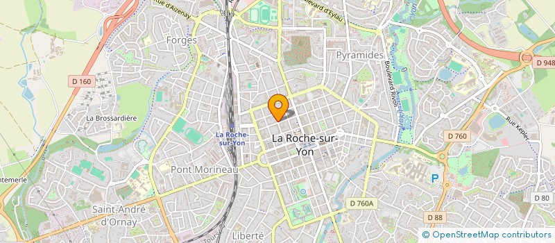 localisation de l'entreprise TENDANCE SPA  LA ROCHE-SUR-YON
