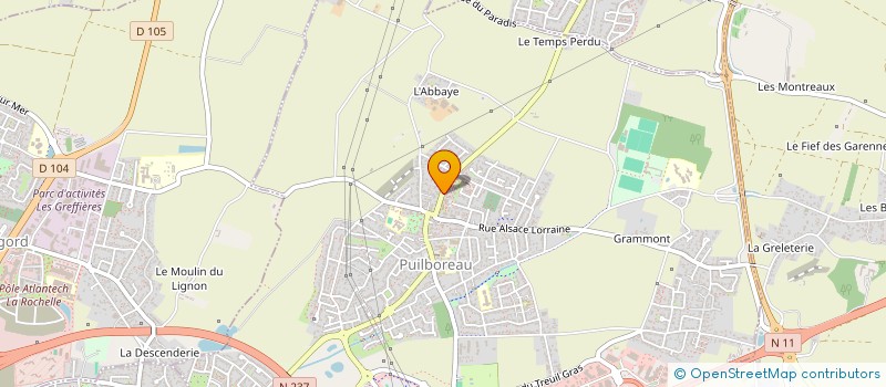 localisation de l'entreprise TENDANCE STUDIO  PUILBOREAU