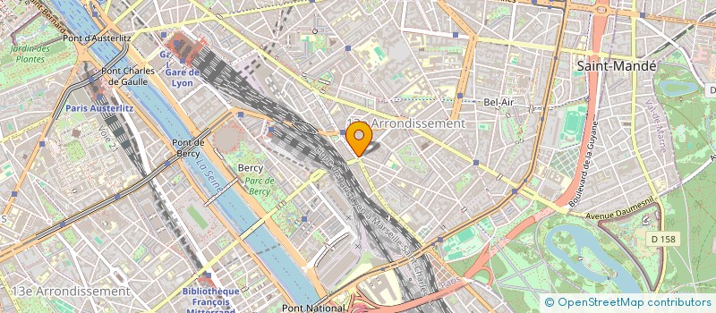 localisation de l'entreprise TENDANCE VRAC  PARIS