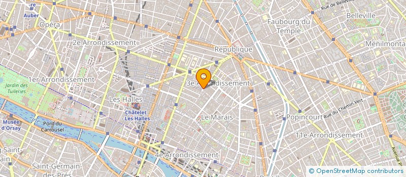 localisation de l'entreprise TENDANCES  PARIS