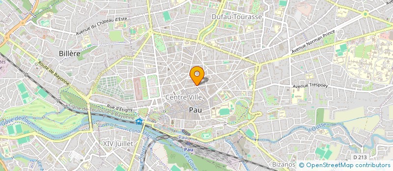 localisation de l'entreprise TENDANCES à PAU
