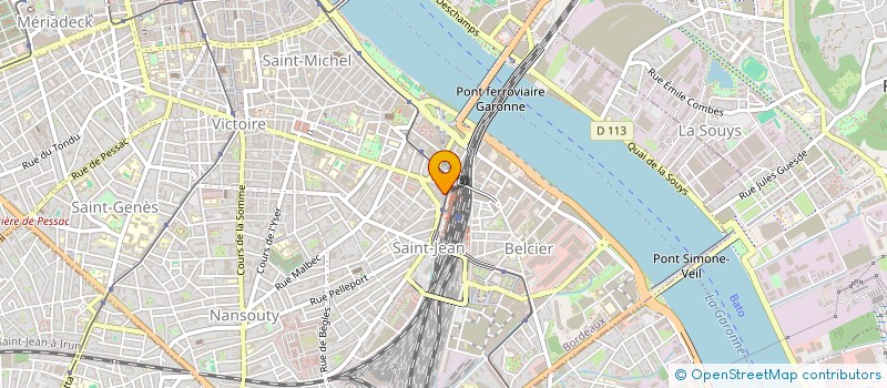 localisation de l'entreprise TENDANCES  BORDEAUX