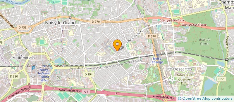 localisation de l'entreprise TENDANCES  NOISY-LE-GRAND